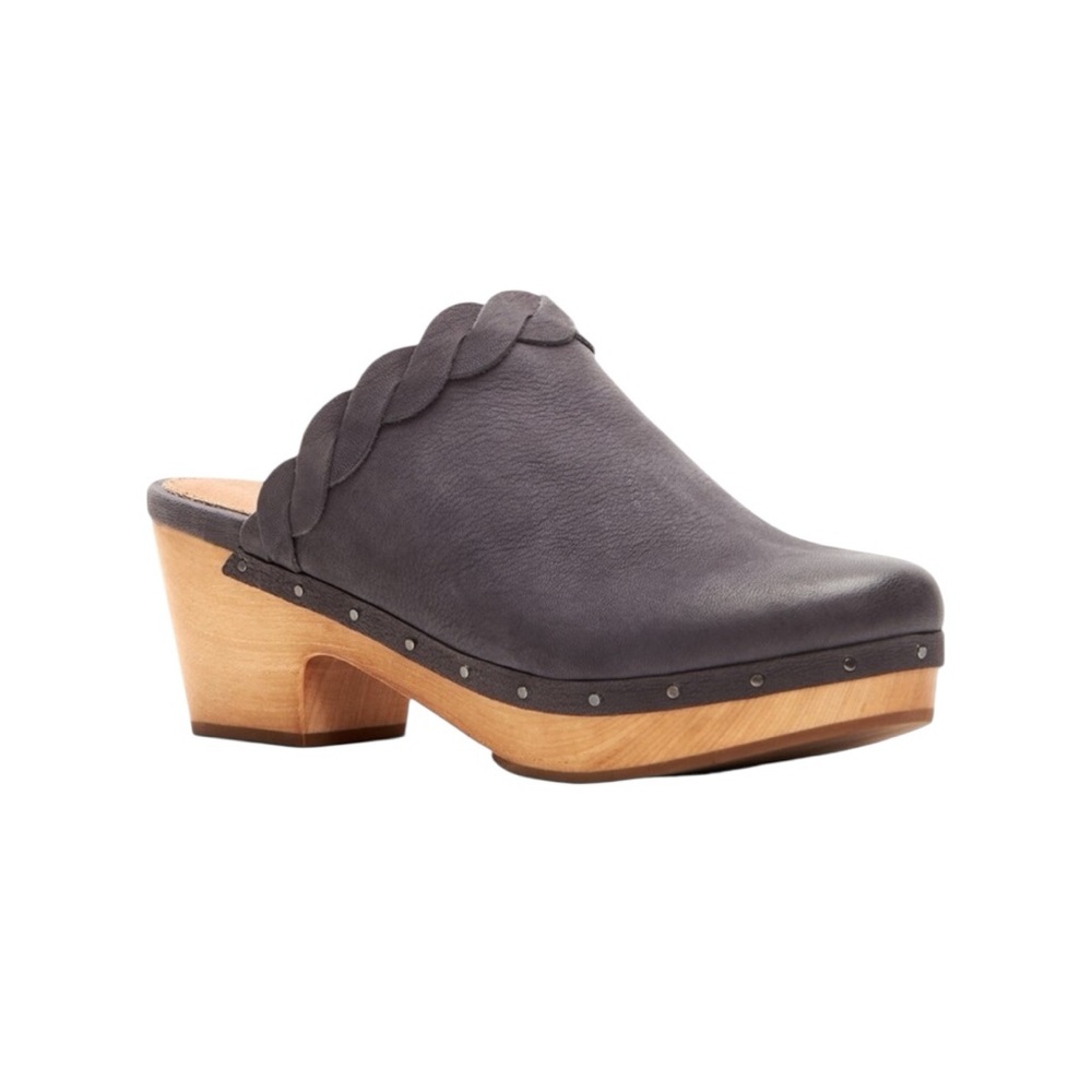 Frye Earl Gray Braided Millie Clog